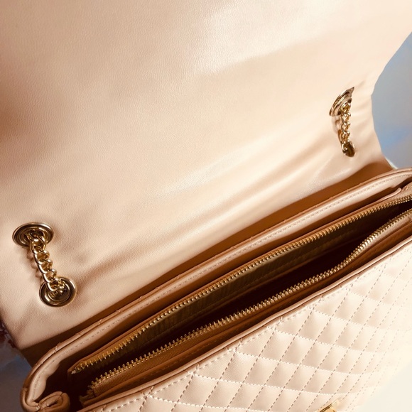 Flap bag designer brand Valentino in rose beige - Picture 4 of 8